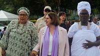 Ministra Cida Gonçalves participa de homenagem à Mãe Bernadete em quilombo na Bahia, um ano após sua morte