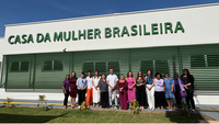 Em Macapá, Márcia Lopes visita as obras da Casa da Mulher Brasileira