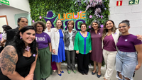 Ministra Márcia Lopes visita Central de Atendimento do Ligue 180