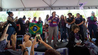 Ministras participam, em Brasília, de mobilização nacional pela vida das mulheres