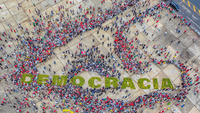 “Abraço à democracia”: ministra Cida Gonçalves participa de ato em Brasília/DF