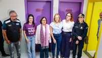 Ministra Cida Gonçalves visita obras do Centro de Referência de Sol Nascente, no Distrito federal
