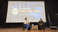 Ministra Márcia Lopes realiza aula magna no Rio e reforça ações nacionais de combate à violência