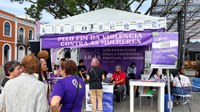Tenda Lilás chega a Florianópolis (SC) com serviços de orientação e mobilização para mulheres
