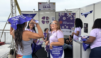Tenda Lilás amplia acesso à informação e fortalece rede de proteção às mulheres em Vitória